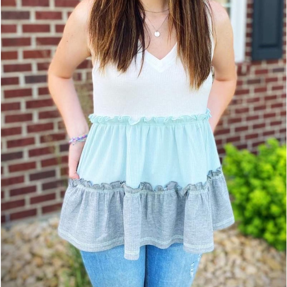 Tiered tank top